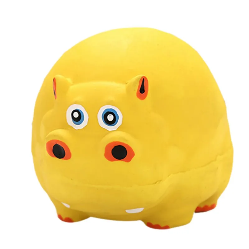 Soft Dog Throwing Ball Toy Pet Dog Training Train Sound Chew Squeak