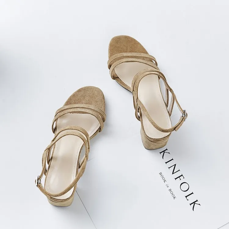 

Big Size 9 10 11 12 high heels sandals women shoes woman summer ladies A wide open toe heel