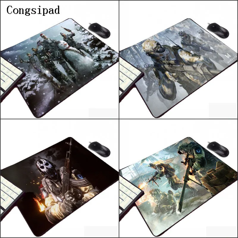 

Congsipad Hot Popular Games Warface Style Creative Diy Printed Computer Gaming Mouse Pad for Gamer Player Rubber Small Table Mat