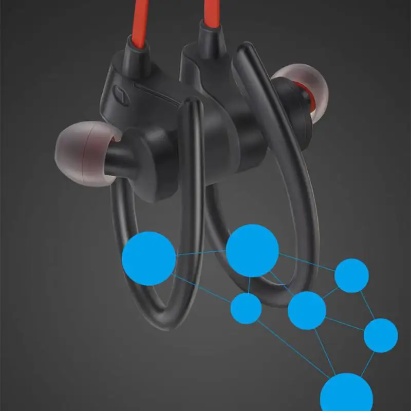 56S Sports Bluetooth Earphone Wireless Bluetooth 5 0 Headset Hanging Ear Stereo Binaural Phone Universal Mic for Smartphone