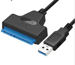 USB 3,0 SATA 3 кабель Sata к USB адаптер до 6 Гбит/с Поддержка 2,5 дюймов внешний SSD HDD жесткий диск 22 контактный кабель/50 шт