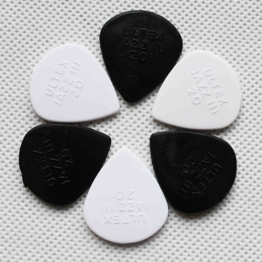 wholesale 100 pcs 2.0MM thickness Jazz III guitar picks nylon jazz