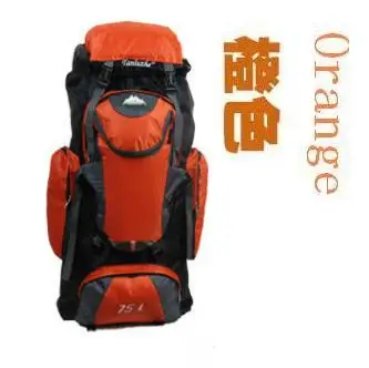 Lemochic большая емкость Профессиональные спортивные сумки типа бренд мужской дорожные женские сумка Открытый водонепроницаемый рюкзак холст рюкзак - Цвет: orange