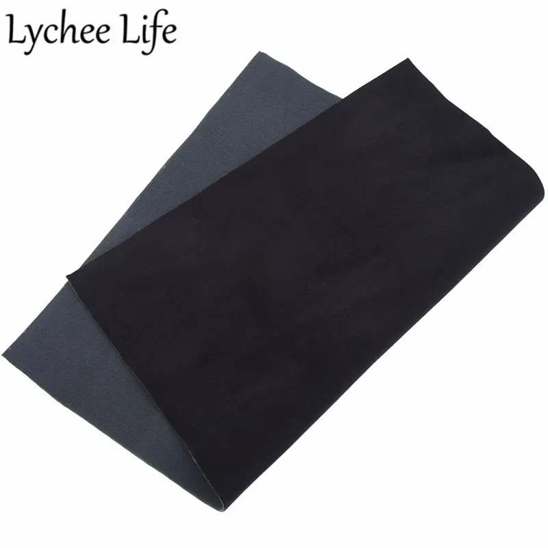 Lychee Life A4 бархатная синтетическая ткань цветная искусственная ткань 29x21 см DIY Современная домашняя одежда текстиль швейная одежда аксессуары