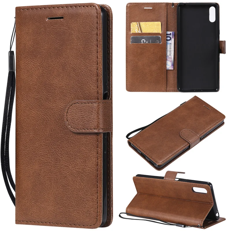 

Leather Flip Wallet Case For Sony Z5 Z3 Mnin XZ4 XZ3 XZ2 XZ1 XZ Compact Premium XA3 XA2 XA XA1 Ultra L3 L2 L1 E5 E6 Cover Case