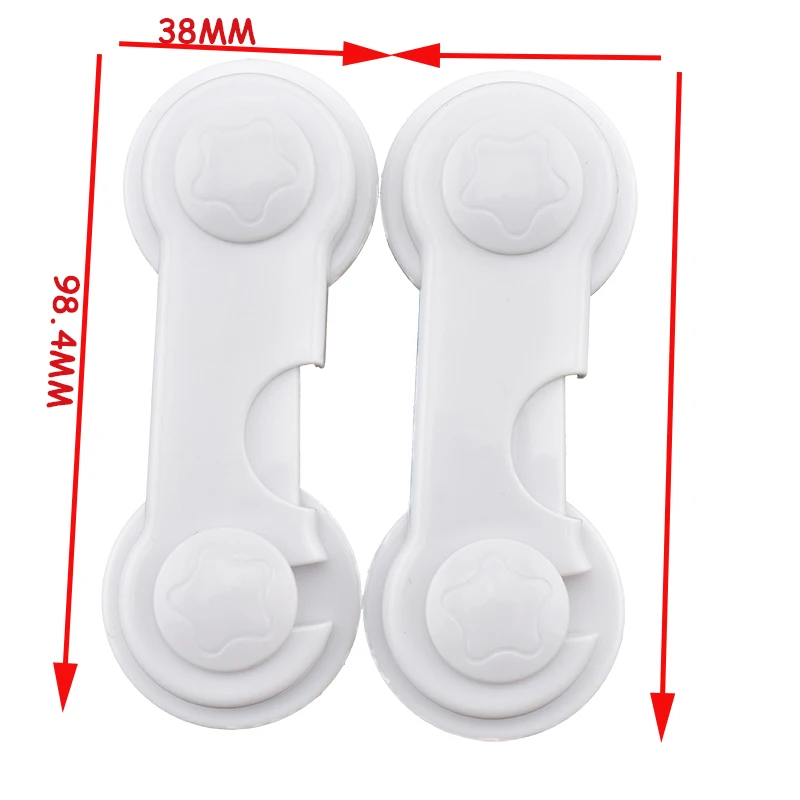 6 Pcs Plastic Baby Safety Drawer Lock For Children KidsFree Shipping