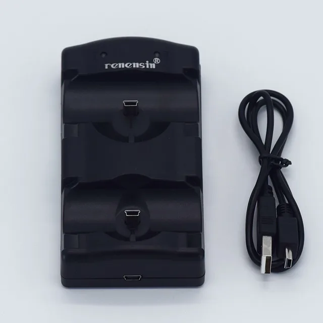 Special Offers Renensin 1pcs Mini Dual Charging USB Powered Dock Charger for PlayStation 3 for Sony for PS3 Controller and Move Navigation Special Offers Renensin 1pcs Mini Dual Charging USB Powered Dock Charger for PlayStation 3 for Sony for PS3 Controller and Move Navigation