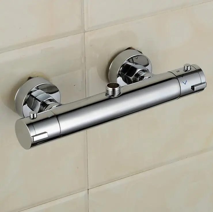 Copper wall mounted shower faucets, Brass shower faucet thermostatic