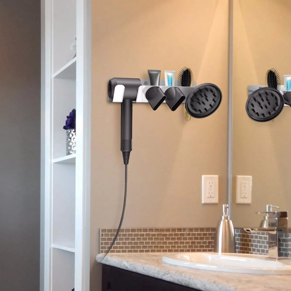 Dyson сверхзвуковой фен настенный держатель для волос само агезионные Фены