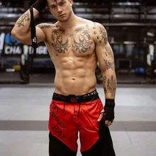 Shark Bay новые летние мужские Брендовые спортивные для бега шорты для похудения мужские черные короткие брюки для бодибилдинга мужские фитнес шорты для спортзала