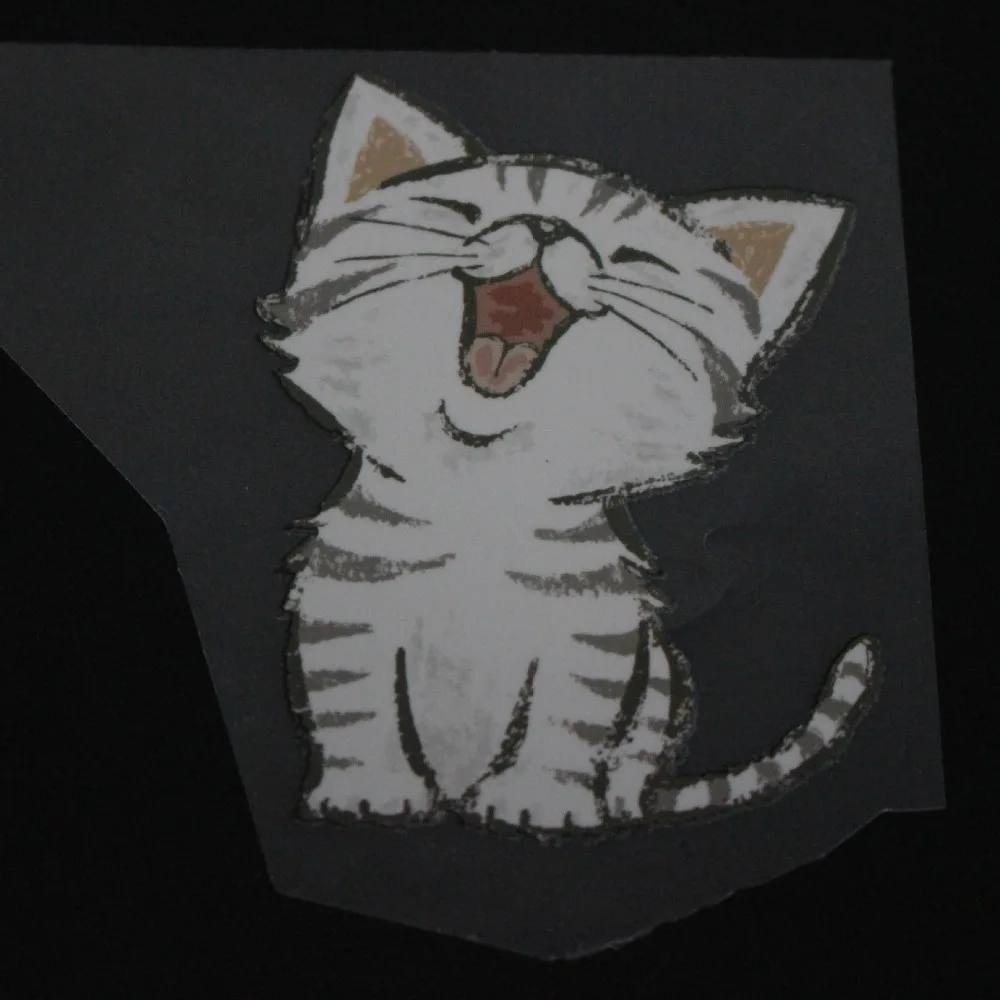 

Cute kitten and donkey On Transfers Vynil Heat Transfer Ironing Stickers T-shirt Thermal Patches For Clothing Iron