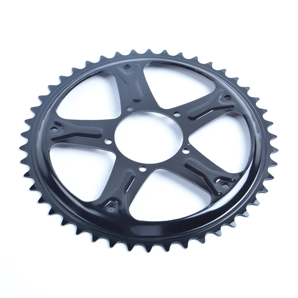 Discount 44T 46T 48T 52T Chainwheel for Bafang 8fun Mid Drive Motor BBS01/BBS02 Chain Ring Sprocket Wheel Crank Set 2