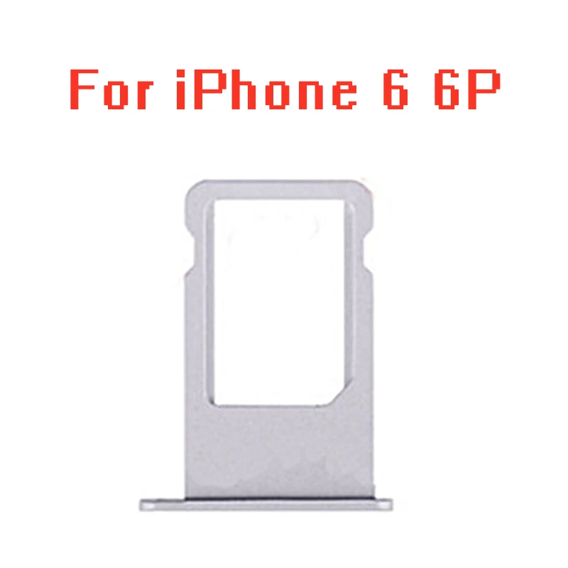 

SIM Card Holder Tray Slot for iphone 6 Plus 6P Replacement Part SIM Card Card Holder Adapter Socket Apple Accessories Tools