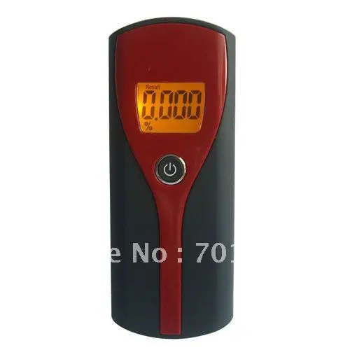 شحن مجاني! 10 قطعة/الوحدة البرتقال الخلفية 3-digit الخلفية lcd اختبار التنفس محلل الكحول مع مجرى الهواء