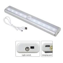 Светодиодная подсветка под шкаф с сухим Батарея интеллигентая(ый) Светодиодные человеческого тела индукционные лампы для гардероба, коридора шкаф светильник