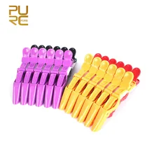 4 шт. Заколки для волос рот Профессиональный Парикмахерские клюв Секционирование зажимы типа «сделай сам» парикмахерские Пластик заколки для волос, волосы инструменты для укладки волос