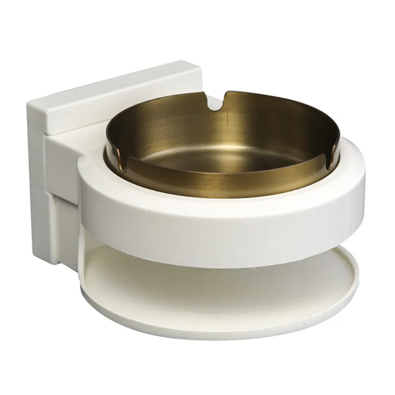 Bathroom Ash bin wall mounted ashtray outside pub garden office smoking box tray cigarett Ashtrays #4A02 (15)