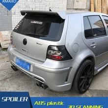 Для Volkswagen Golf 4 Спойлер ABS Материал unpaint грунтовка автомобиля заднего крыла Спойлер для Volkswagen Golf спойлер 2003-2006