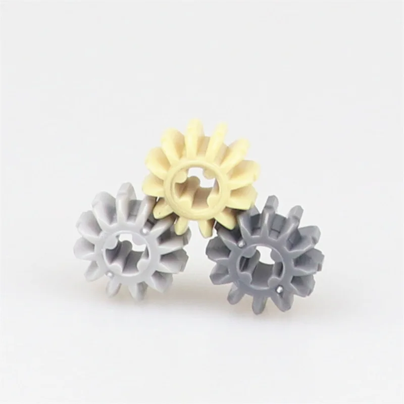 

MOC LegoINGlys Technic Gear Z12 1.4X0.8CM Wheels Building Blocks Compatible with LegoINGlys Technic Parts Bricks Enlighten Toys