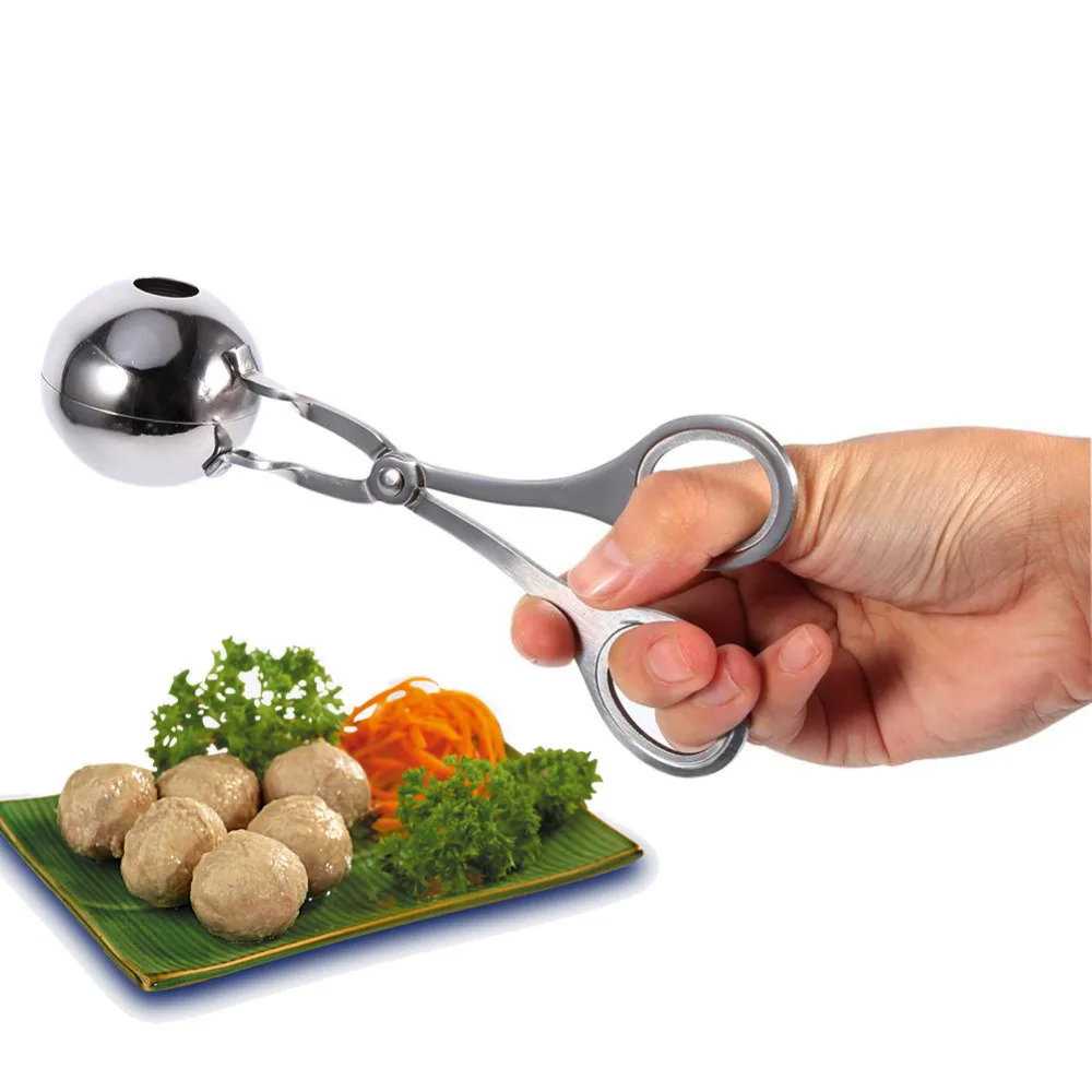 

Convenient Meatball Maker Stainless Steel Stuffed Meatball Scoop DIY Fish Meat Rice Ball Maker For Meatball Mold Tools