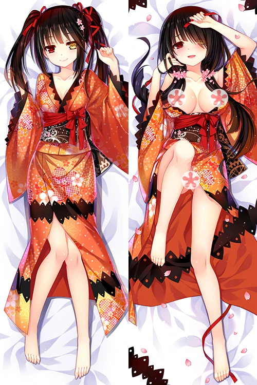 Дата живой Куруми Тихая Японии Аниме Dakimakura обнимая Средства ухода за кожей