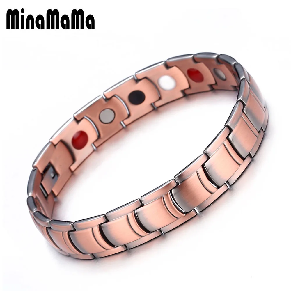 Дизайн Beetle медная цепь звено лечение артрита уход германий магнитные браслеты для мужчин Мужской Здоровье энергетические ювелирные изделия