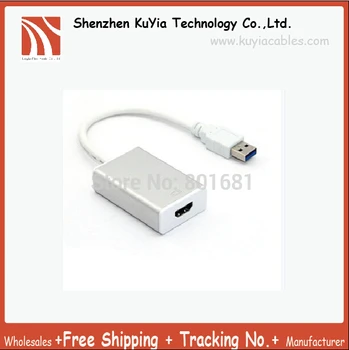 

2014 New Arrive USB 3.0 to HDMI Graphic Adapter Converter For HDTV LCD PC Laptop Freeshipping&Wholesale