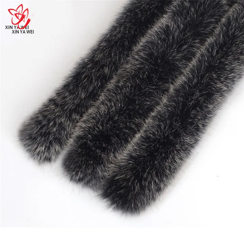 

Winter Real Fox Collar Natural Fur Collar 70/75/80cm Longth Fur Scarf L#11