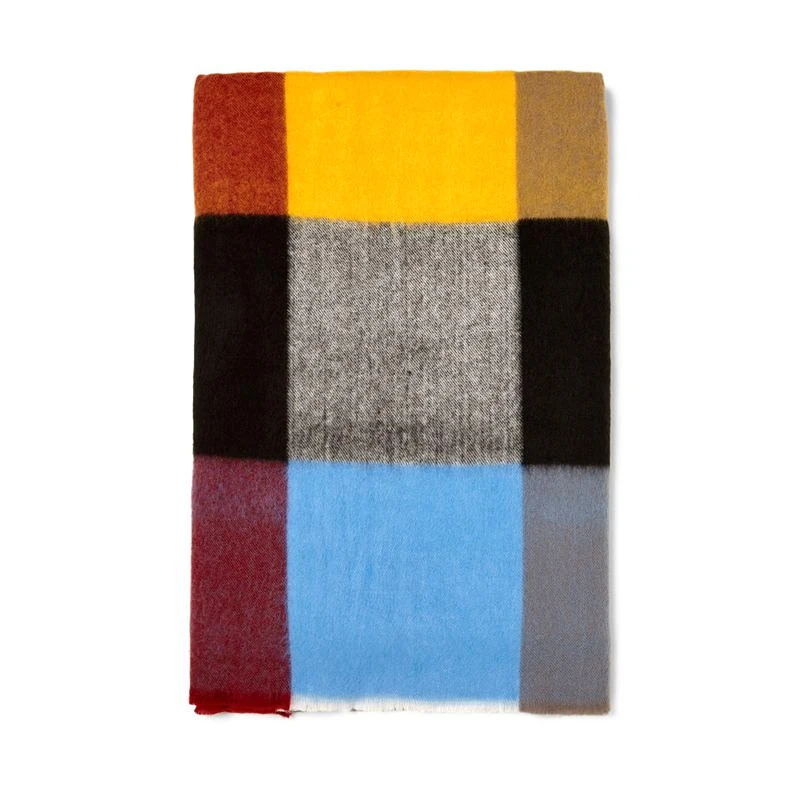 

POBING Brand New za Winter Scarf Women Tartan Plaid Cashmere Scarves Wraps Wram Shawls Female Pashmina Lady Blanket Stoles