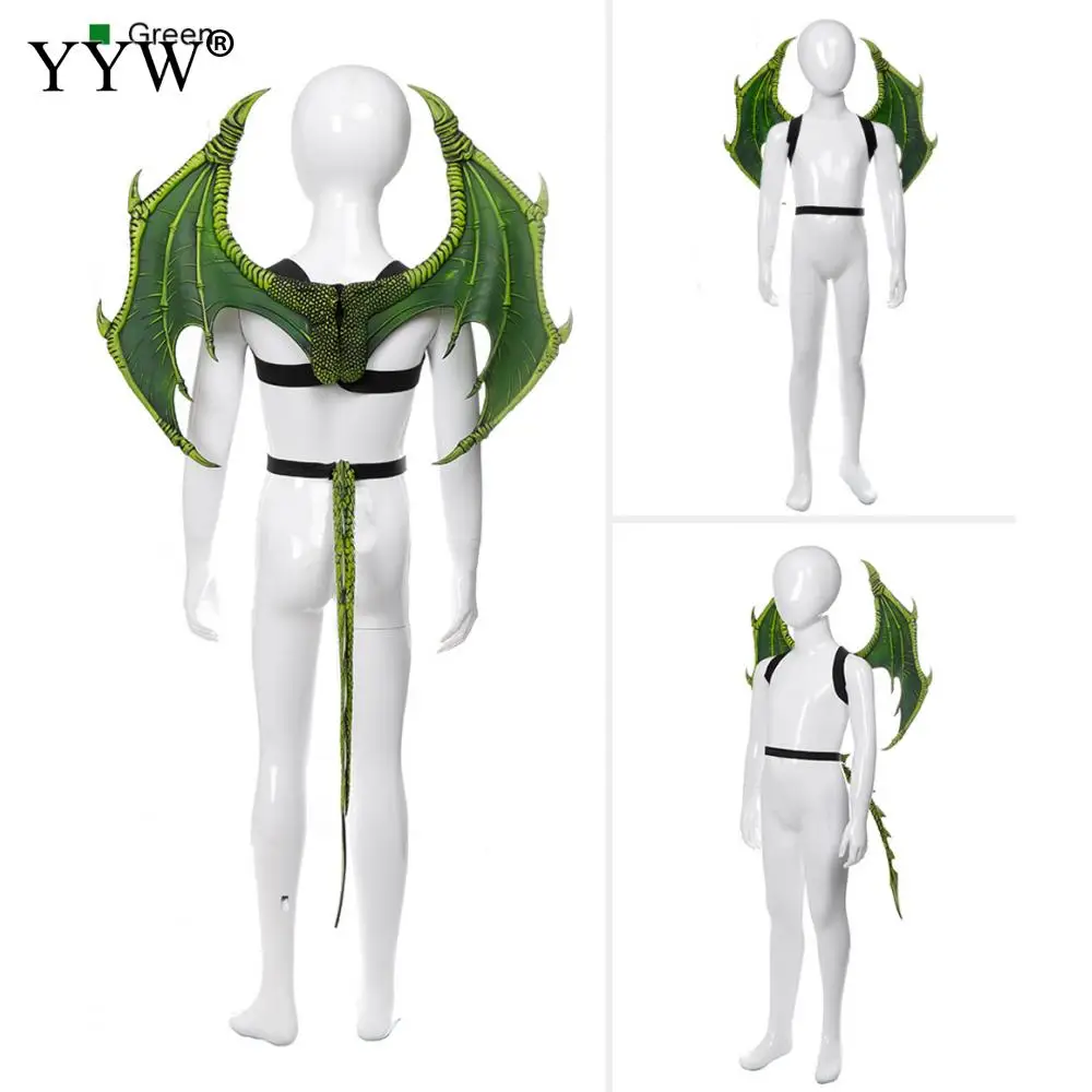 Adults Kids Dragon Wings Halloween Costume Cosplay Realistic Fancy Dress Gifts