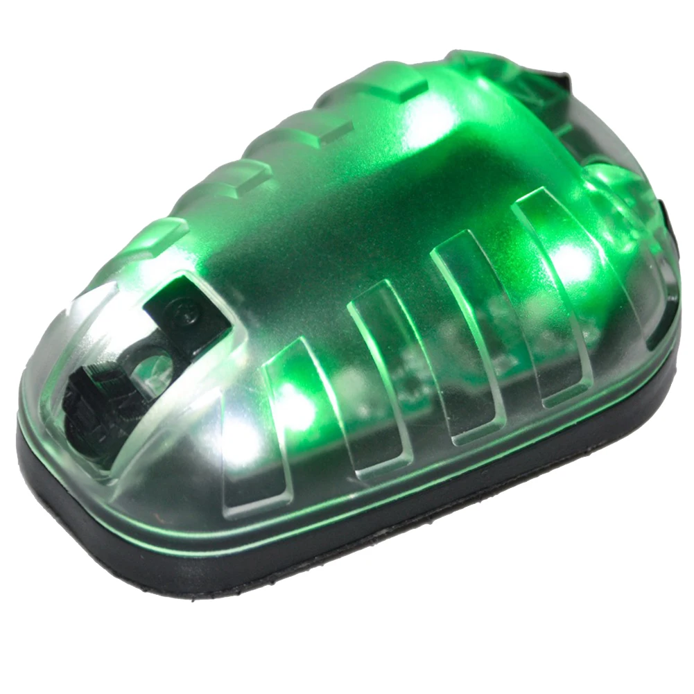 

Riding Waterproof Outdoor Camping Visible Mini Survival Lamp Accessories IR Light Dustproof 6 Signal With Magic Tape Helmet Tool