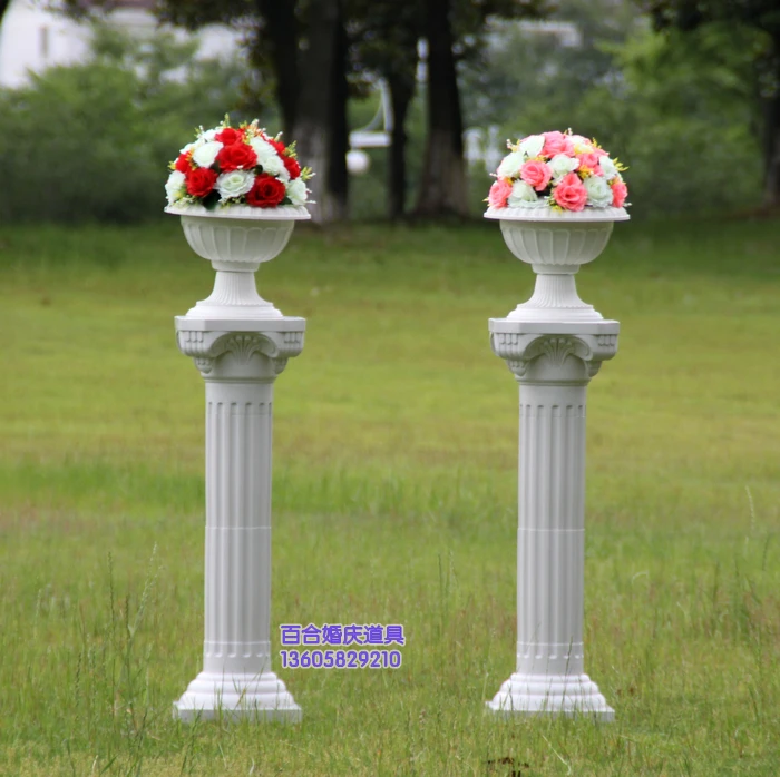 Plastic roman column fashion roman column outdoor wedding props supplies