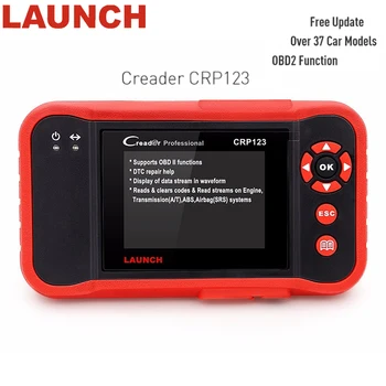 

Genuine Launch Creader CRP 123 obd 2 Code Reader Auto Diagnostic Tool Free Update Engine/ABS/SRS/AT X431 Scanner PK Creader vii+