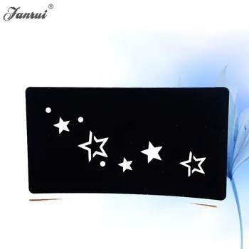 

Star Chains Pattern Waterproof Henna Tattoo Stencils Women Body ART For Airbrush Painting Tools Girl Tattoo Template Sticker