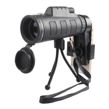 

telescope Outdoor sports field portable 40X60 mobile phone camera low light night vision single tube high power green film