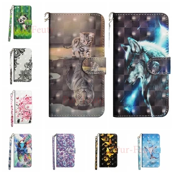 

Case For ASUS ZenFone Max M2 ZB633KL ZB 633KL ZB633 KL Cute Cat Leather Cartoon Wallet Flip Covers For For ASUS X01AD X01ADA Bag