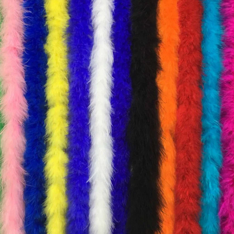 

2Meter/Length Small Fluffy Feather Super Quality Marabou Feather Good for Party/Costumes/Shawl/Cosplay Feather