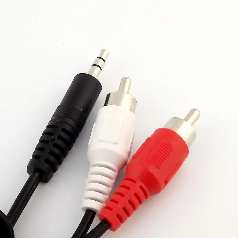 HIFI 3 5mm Jack To RCA Cable Headphone Jack To Stereo RCA Audio Cable For Mobile Phone Music Player Amplifier JAPAN Canare EXC04