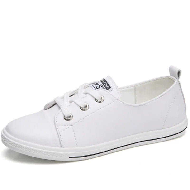 Casual Fu De Printemps Sneakers Lok Chaussures up 2 Blanc 2018 Dentelle 1 Plat Dames Femmes zgEqnw8