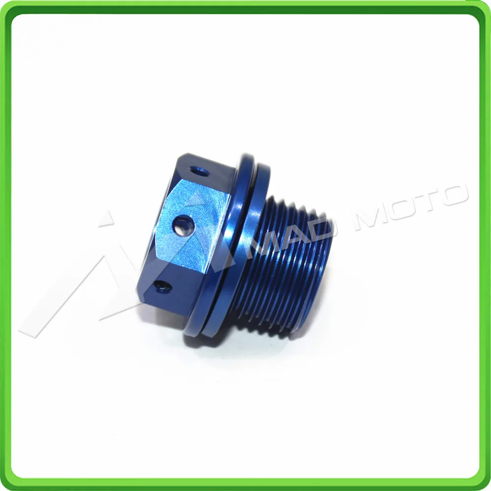 Magnetic Oil Drain Sump Plug M14 x 1.25mm Oil Drain Bolt M14 1.25mm For Suzuki GSX1400 2001-2007 GSX1100F-Katana 1987-1996 BLUE (4)