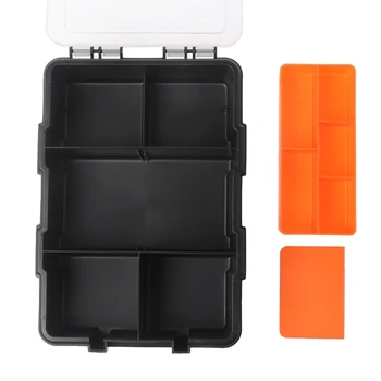 

Hardware Box Transparent Multifunctional Storage Tool Case Plastic Organizer