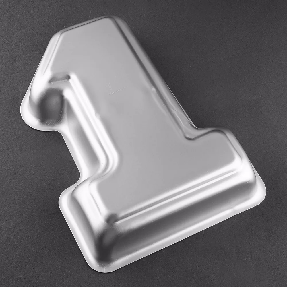 Number 1 Cake Tin Metal 3D Jumbo Fondant DIY Cake Pan Tin Number One 1 First Birthday