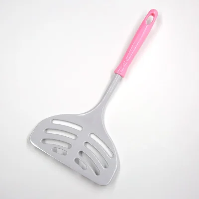 2.6  Silicone Cooking Utensils Large Size Turners For Fried Steak Shovel Long Handle Slotted Turner Spatula Kitchen Tools