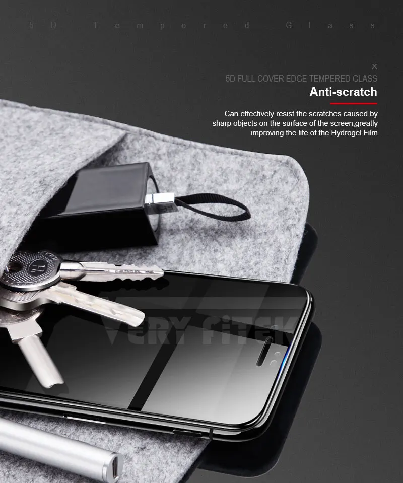 Glass on the For iPhone 7 Screen Protector Curved Edge Full Cover Protective Tempered Glass For iPhone 6 X 10 6s 7 8 Plus Film (9)