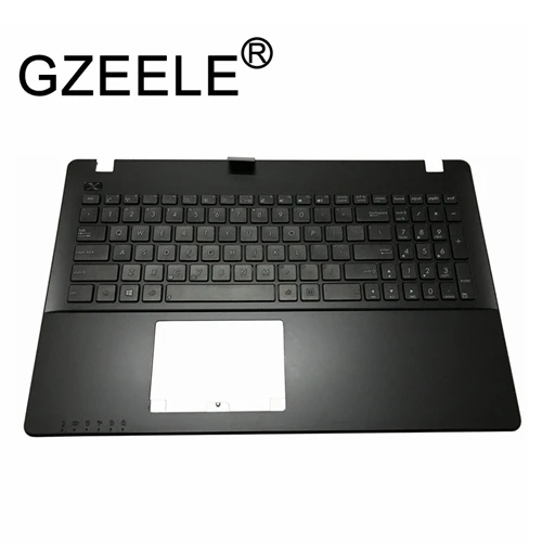 GZEELE для ASUS X550C K550 A550C A550VB Y581C X550 W30 Упор для рук клавиатура ободок верхний чехол Топ чехол Крышка - Цвет: Черный