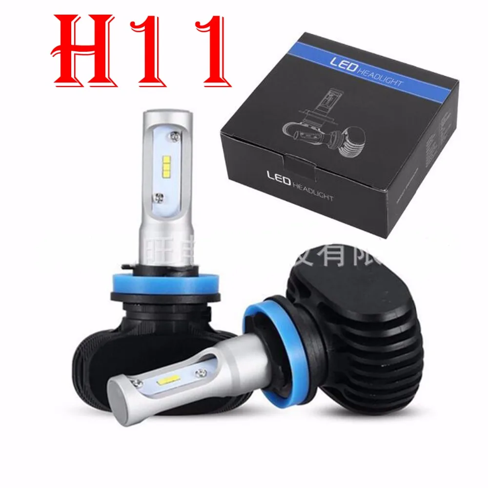 1 Set H8 H9 H11 S1 50W 8000LM LED Headlight Slim Conversion Kit Seoul CSP Y19