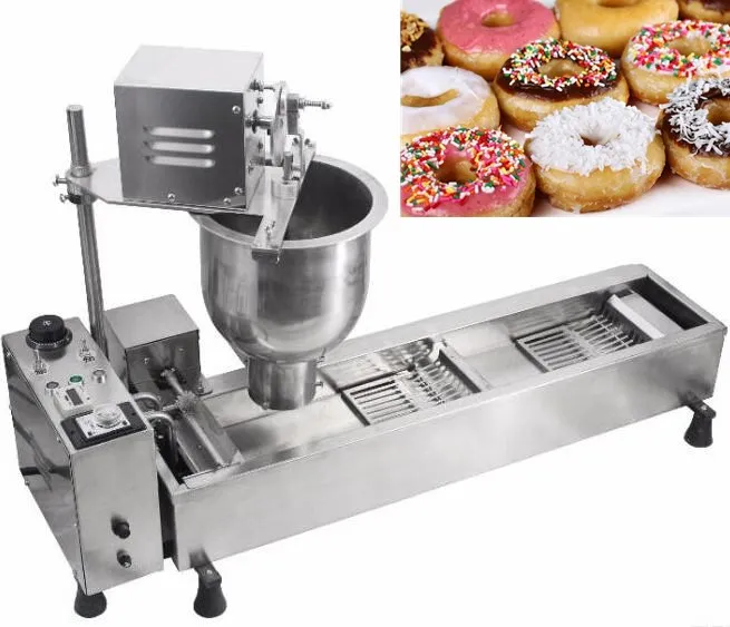 Электрическая автоматическая фритюрница для пончиков, машина для приготовления тортов из нержавеющей стали