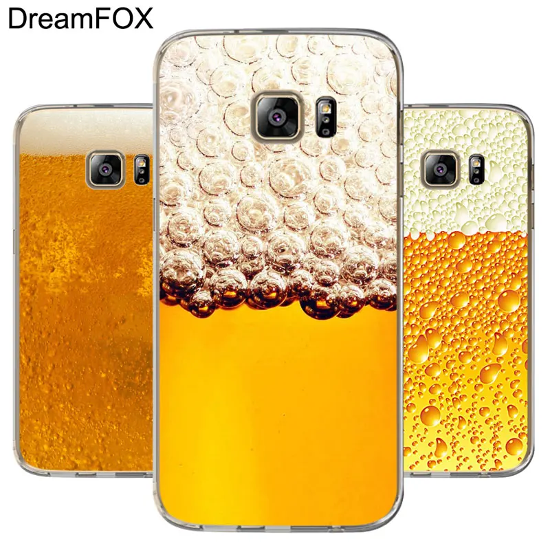 DREAMFOX M399 Beer Soft TPU Silicone Case Cover For Samsung Galaxy Note S 6 7 8 9 10 10e 11 11e Lite Edge Plus |