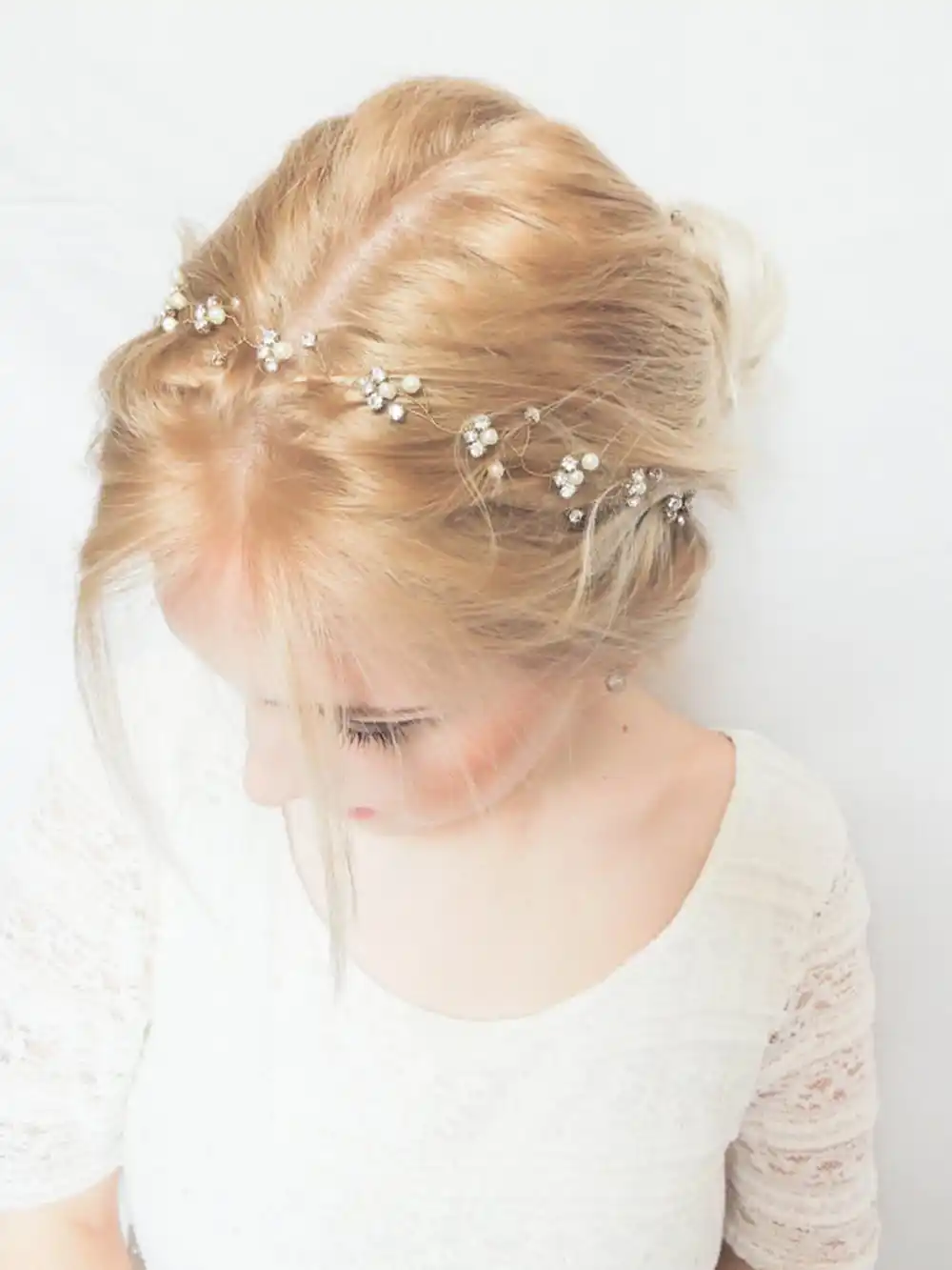 Bridal Headband Wedding Hair Accessories Tiara Handmade Crystal