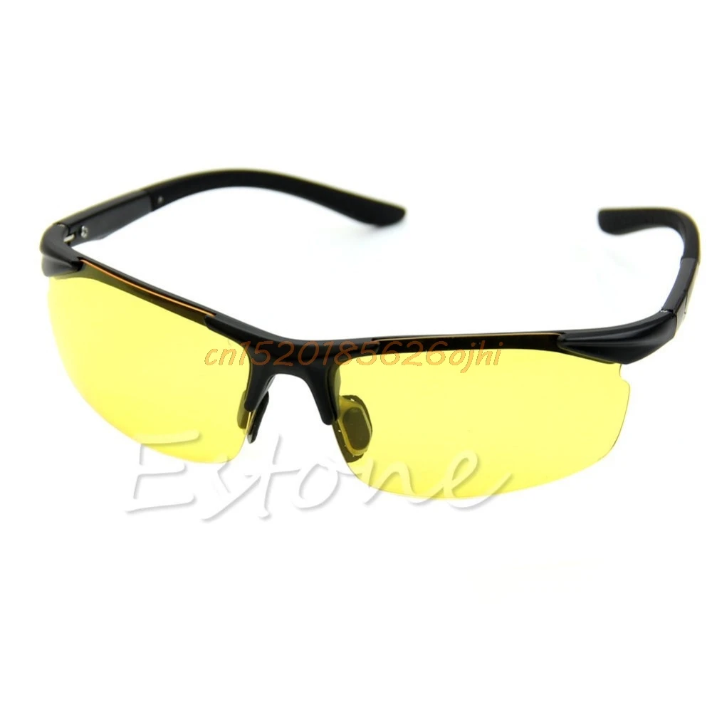 Спортивные очки желтые линзы очки с защитой от ультрафиолета для верховой езды бег# H030